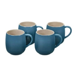 Le Creuset 13 Oz. / 380ml Set Of 4 Heritage Mugs - Deep Teal