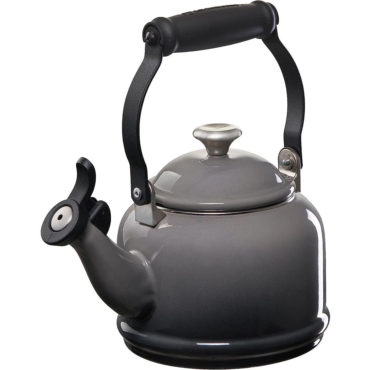Le Creuset Demi Kettle W/ SS Knob & 2 Mug Set - Oyster 2 Le Creuset Demi Kettle W/ SS Knob & 2 Mug Set - Oyster - Image 2