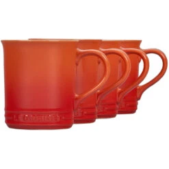 Le Creuset 14 Oz. Set Of 4 Mugs - Flame 6 Le Creuset 14 Oz. Set Of 4 Mugs - Flame -Le Creuset Store 2 f2bab4b1 0dcf 446b 8f9d 287eb268e018