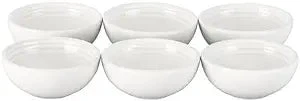 Le Creuset Set Of 6 - 2 Oz. Pinch Bowl Gift Set - White 1 Le Creuset Set Of 6 - 2 Oz. Pinch Bowl Gift Set - White