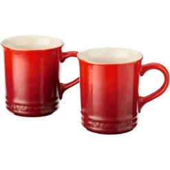 Le Creuset 1.25 Qt. Kettle & (2) 14 Oz. Mugs Demi Kettle & 2 Mug Set - Cerise -Le Creuset Store 3 38546a6a a841 4746 9e80 9ab22159b53b