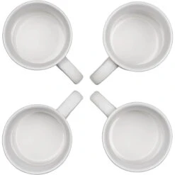 Le Creuset 14 Oz. Set Of 4 Mugs - White 5 Le Creuset 14 Oz. Set Of 4 Mugs - White -Le Creuset Store 3 71dee57c 6ea0 4644 af15 e46a62e11502