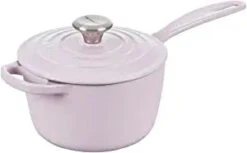 Le Creuset 1 3/4 Qt. Signature Saucepan W/Stainless Steel Knob - Shallot