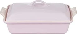 Le Creuset 4 Qt. (12" X 9") Heritage Covered Rectangular Casserole - Shallot