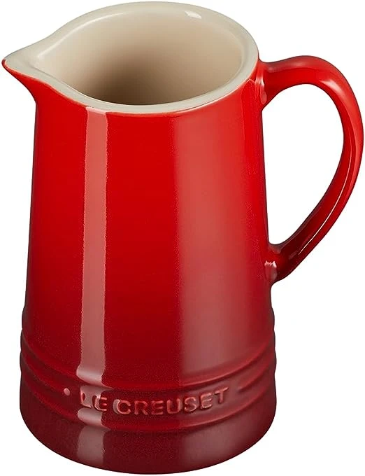 Le Creuset Signature 10 Oz. Petite Pitcher - Cerise 1 Le Creuset Signature 10 Oz. Petite Pitcher - Cerise