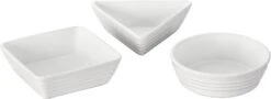 Le Creuset Set Of 3 Tapas Dishes - White