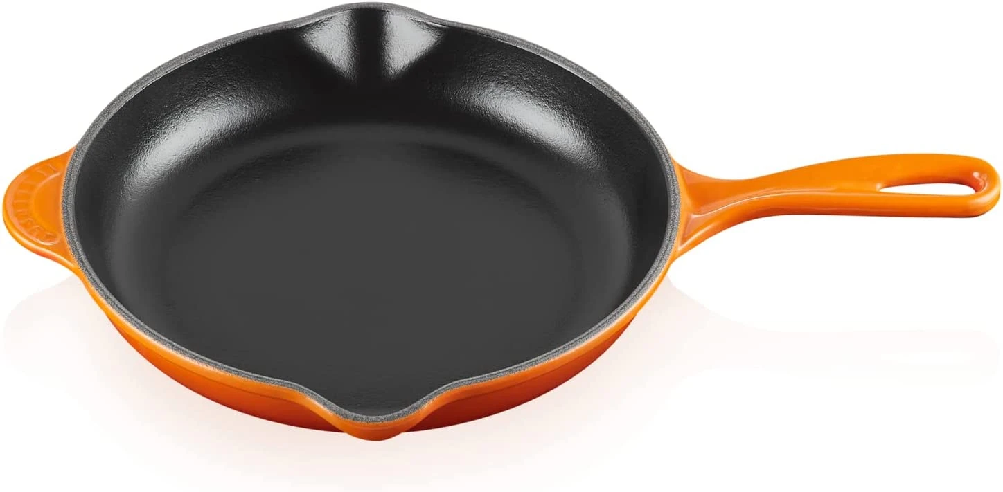 Le Creuset9" Classic Cast Iron Handle Skillet - Flame 1 Le Creuset9" Classic Cast Iron Handle Skillet - Flame