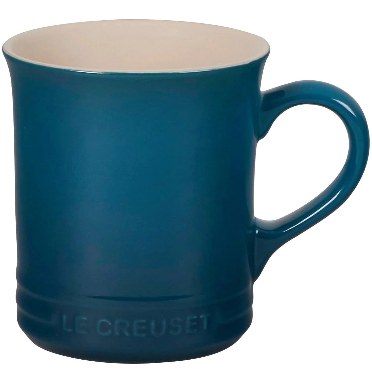 Le Creuset 1.25 Qt. Kettle & (2) 14 Oz. Mugs Demi Kettle W/ SS Knob & 2 Mug Set - Deep Teal 2 Le Creuset 1.25 Qt. Kettle & (2) 14 Oz. Mugs Demi Kettle W/ SS Knob & 2 Mug Set - Deep Teal - Image 2