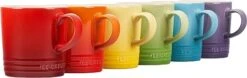 Le Creuset Set Of 6 - 12 Oz. London Mugs - Rainbow