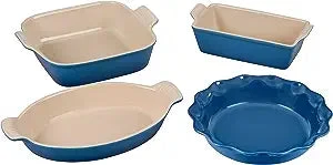 Le Creuset Set Of 4 Heritage Bakeware Set - Marseille 1 Le Creuset Set Of 4 Heritage Bakeware Set - Marseille