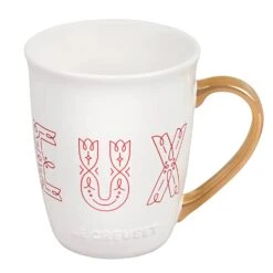Le Creuset 20 Oz. Noel Collection: XL Mug - White W/ Joyeux Applique & Gold Handle -Le Creuset Store 61GDgXx9JUL. AC SL1500