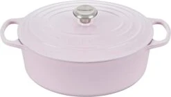 Le Creuset 6 3/4 Qt. Signature Oval Dutch Oven W/Stainless Steel Knob - Shallot- Personalized Engraving Available