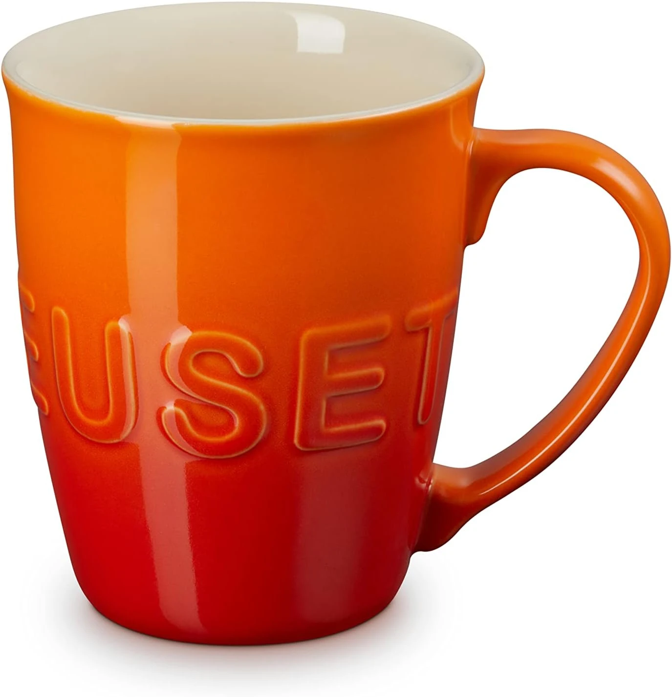 Le Creuset XL Logo Mug - Flame 2 Le Creuset XL Logo Mug - Flame - Image 2