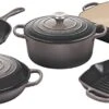 Le Creuset 7-Piece Signature Enameled Cast Iron Cookware Set - Oyster