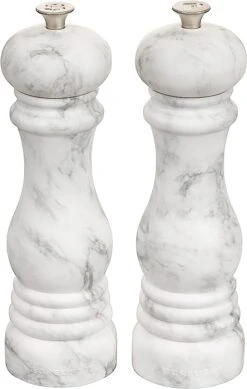 Le Creuset 8" X 2 1/2" Salt And Pepper Mill Set - Marble