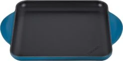Le Creuset 9 1/2" Square Griddle Pan - Deep Teal