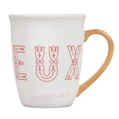 Le Creuset 20 Oz. Noel Collection: XL Mug - White W/ Joyeux Applique & Gold Handle -Le Creuset Store 61X5EZmUewL. AC SL1500