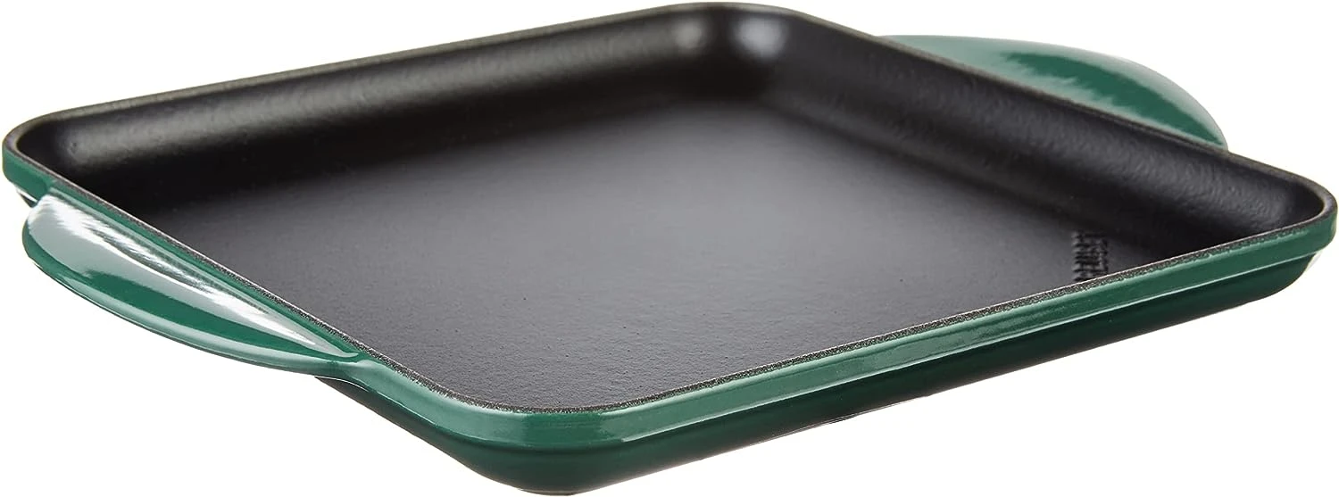 Le Creuset 9 1/2" Square Griddle Pan - Artichaut 1 Le Creuset 9 1/2" Square Griddle Pan - Artichaut