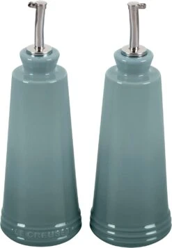 Le Creuset 10 Oz. Signature Oil & Vinegar Set - Sea Salt