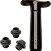 Le Creuset Wine Pump And (3) Stoppers - Black Nickel