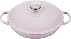 Le Creuset 3 1/2 Qt. Signature Braiser W/Stainless Steel Knob - Shallot- Personalized Engraving Available