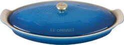 Le Creuset 1.7 Qt. Fish Baker W/Gold Knob - Marseille