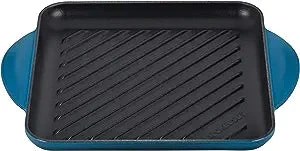 Le Creuset 9 1/2" Square Grill Pan - Deep Teal 1 Le Creuset 9 1/2" Square Grill Pan - Deep Teal