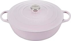 Le Creuset 7 1/2 Qt. Signature Enameled Cast Iron Chef's Oven W/Stainless Steel Knob - Shallot- Personalized Engraving Available