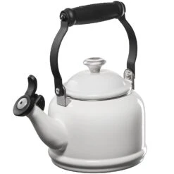 Le Creuset 1.25 Qt. Demi Kettle - White W/ SS Knob