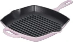 Le Creuset 10 1/4" Signature Square Skillet Grill - Shallot