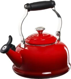 Le Creuset 1.7 Qt. Whistling Kettle W/Stainless Steel Knob - Cerise