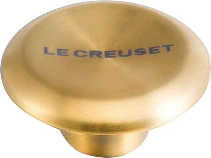 Le Creuset Signature Gold Knob - Large- Personalized Engraving Available 1 Le Creuset Signature Gold Knob - Large- Personalized Engraving Available