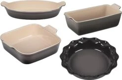 Le Creuset Set Of 4 Heritage Bakeware Set - Oyster