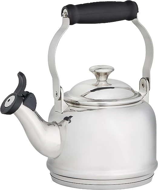 Le Creuset 1 1/4 Qt. Demi Kettle W/Stainless Steel Knob - Stainless Steel 1 Le Creuset 1 1/4 Qt. Demi Kettle W/Stainless Steel Knob - Stainless Steel