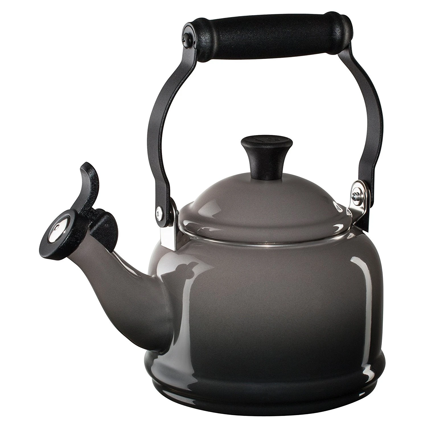 Le Creuset 1.25-Quart Demi Kettle - Oyster 1 Le Creuset 1.25-Quart Demi Kettle - Oyster