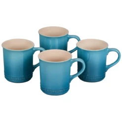 Le Creuset 14 Oz. Set Of 4 Mugs - Caribbean