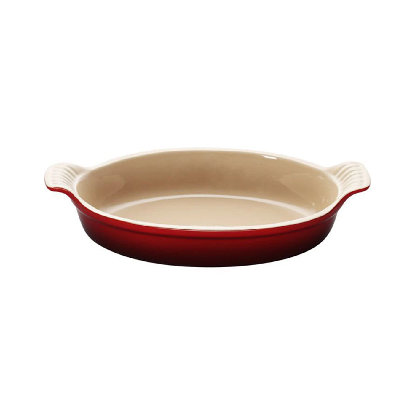 Le Creuset 1 7/10 Qt. (11 1/4") Heritage Au Gratin Dish - Cerise 1 Le Creuset 1 7/10 Qt. (11 1/4") Heritage Au Gratin Dish - Cerise