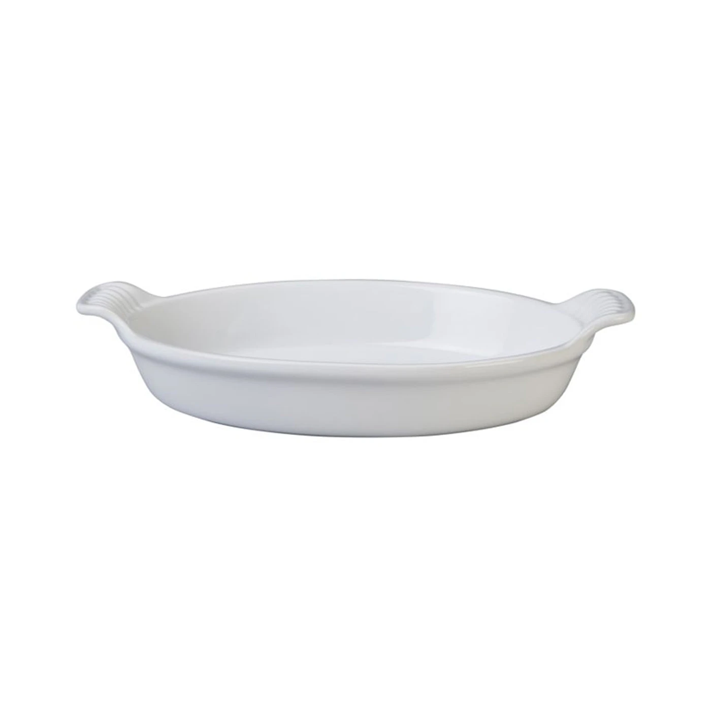 Le Creuset 1 7/10 Qt. (11 1/4") Heritage Au Gratin Dish - White 1 Le Creuset 1 7/10 Qt. (11 1/4") Heritage Au Gratin Dish - White