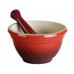 Le Creuset 10 Oz. Mortar & Pestle - Cerise