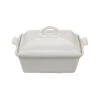 Le Creuset 2 1/2 Qt. (9") Heritage Covered Square Casserole - White