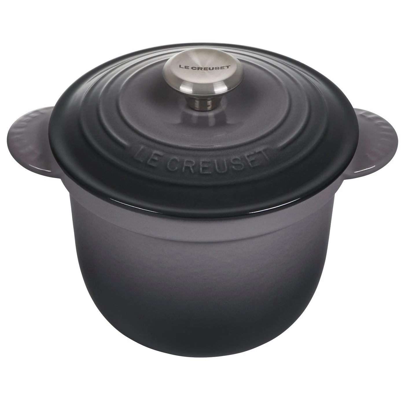 Le Creuset 2 1/4 Qt. Rice Pot W/Stainless Steel Knob & Stoneware Insert - Oyster 1 Le Creuset 2 1/4 Qt. Rice Pot W/Stainless Steel Knob & Stoneware Insert - Oyster