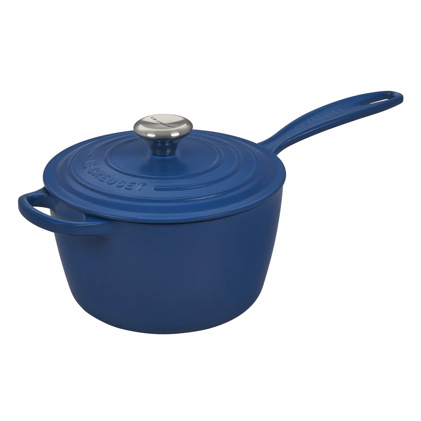 Le Creuset 2 1/4 Qt. Signature Saucepan W/Stainless Steel Knob - Marseille- Personalized Engraving Available 1 Le Creuset 2 1/4 Qt. Signature Saucepan W/Stainless Steel Knob - Marseille- Personalized Engraving Available