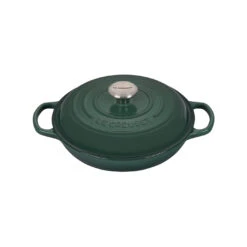 Le Creuset 2 1/4 Qt. Signature Braiser W/Stainless Steel Knob - Artichaut- Personalized Engraving Available