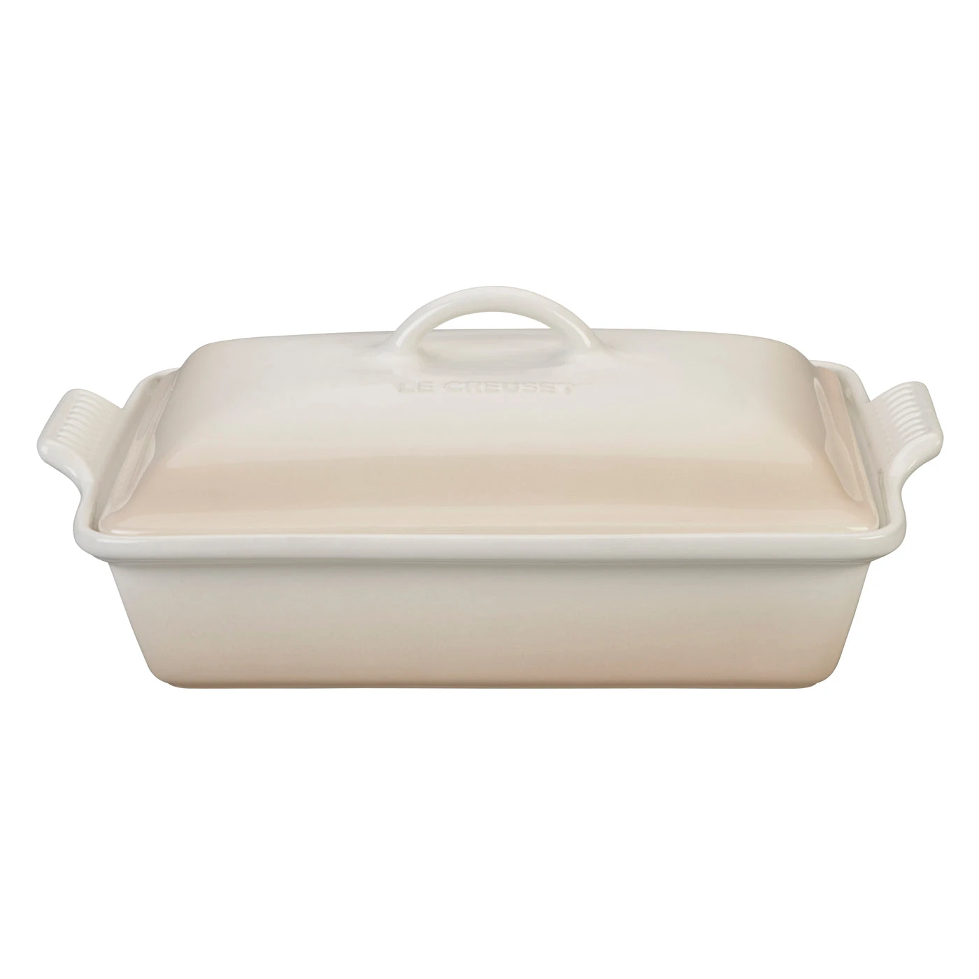 Le Creuset 4 Qt. (12" X 9") Heritage Covered Rectangular Casserole - Meringue 1 Le Creuset 4 Qt. (12" X 9") Heritage Covered Rectangular Casserole - Meringue