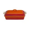 Le Creuset 4 Qt. (12" X 9") Heritage Covered Rectangular Casserole - Flame