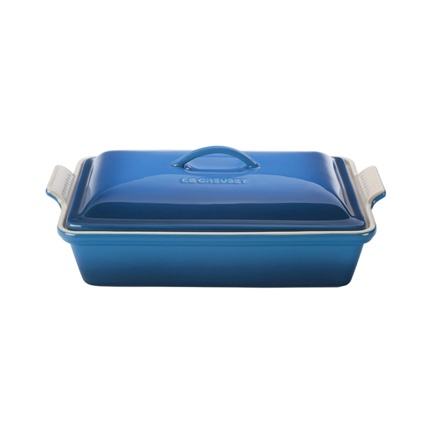 Le Creuset 4 Qt. (12" X 9") Heritage Covered Rectangular Casserole - Marseille 1 Le Creuset 4 Qt. (12" X 9") Heritage Covered Rectangular Casserole - Marseille