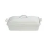 Le Creuset 4 Qt. (12" X 9") Heritage Covered Rectangular Casserole - White