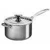 Le Creuset 4 Qt. Saucepan W/Lid & Helper Handle - Stainless Steel