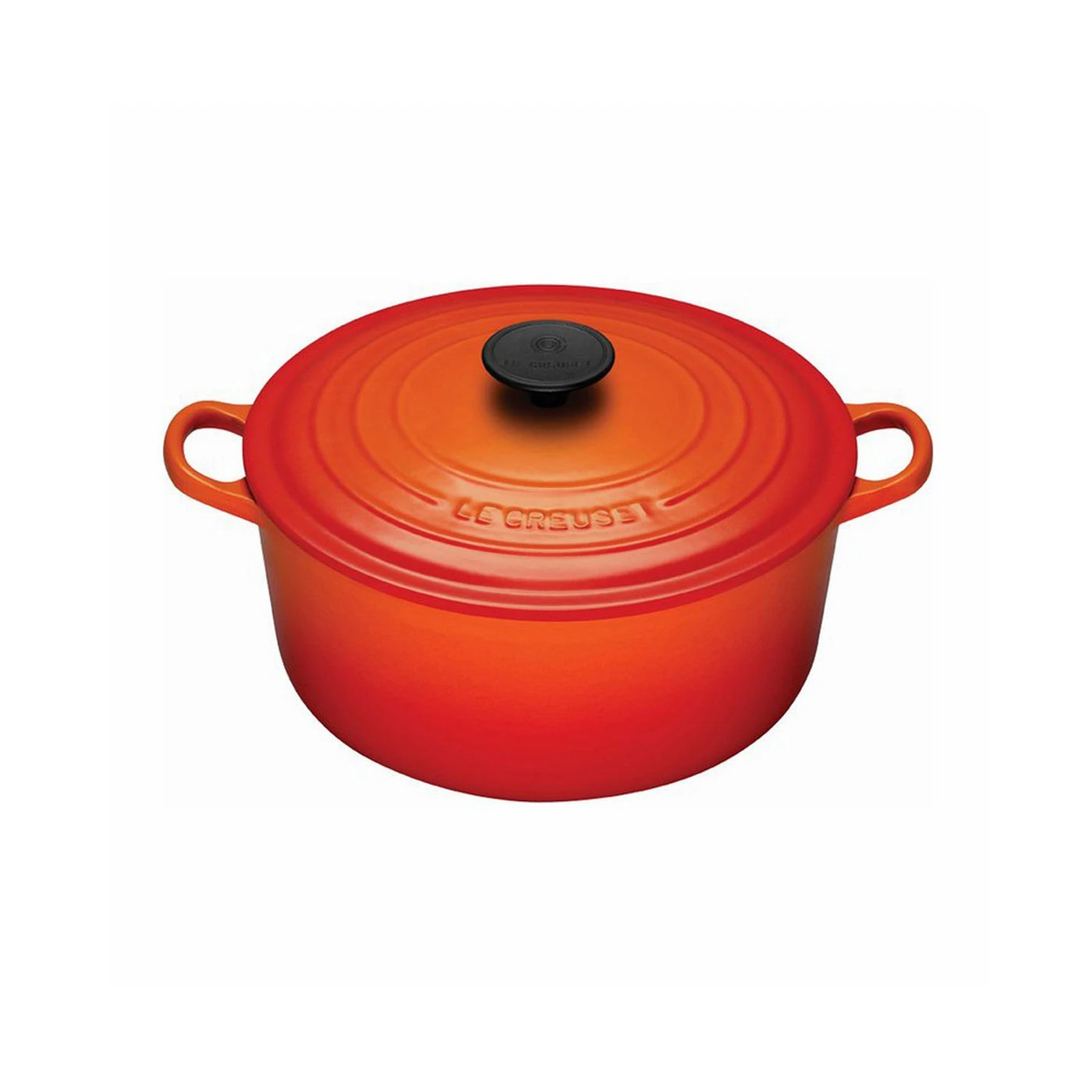 Le Creuset 4 1/2 Qt. Signature Round Dutch Oven - Flame 1 Le Creuset 4 1/2 Qt. Signature Round Dutch Oven - Flame