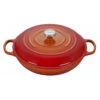 Le Creuset 5 Qt. Signature Braiser W/Stainless Steel Knob - Flame- Personalized Engraving Available